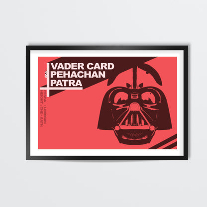 VaderCard aka Pehachan Patra Wall Art