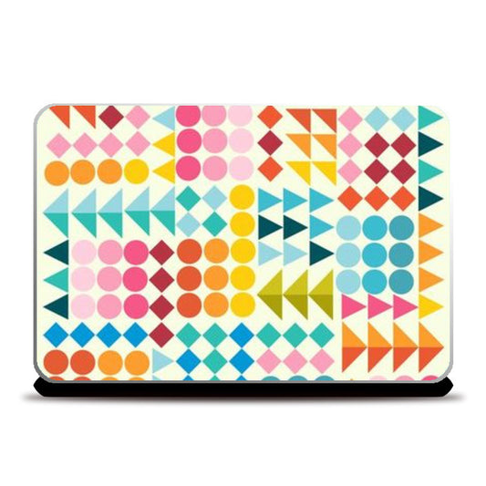 Basic Shape Pattern  Laptop Skins