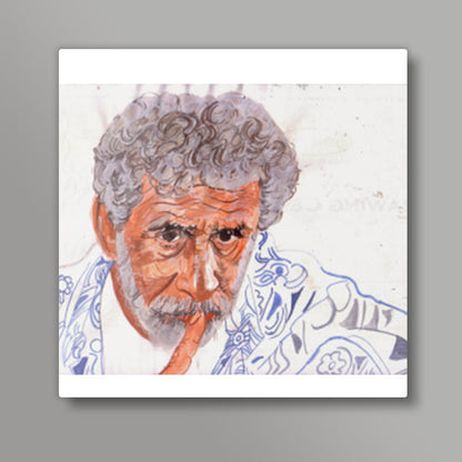 Veteran actor Naseeruddin Shah believes in silencing his critics with his performance Square Art Prints