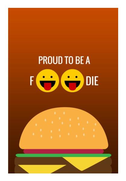 PosterGully Specials, Proud to be a foodie | Wall Art