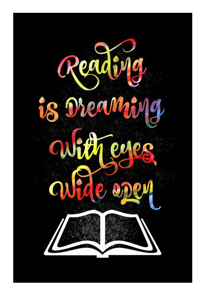 Reading Is Dreaming Art PosterGully Specials