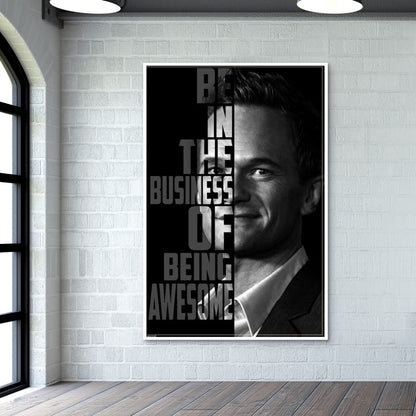 Barney Stinson text poster