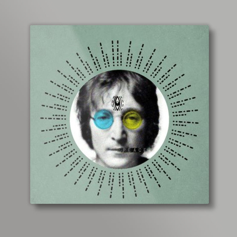 Peace | John Lennon Square Art Prints