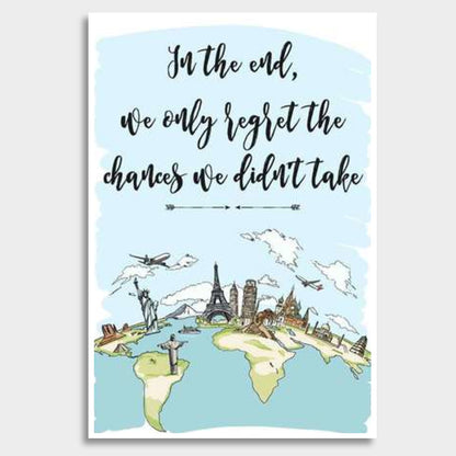 Quirky World Map Giant Poster