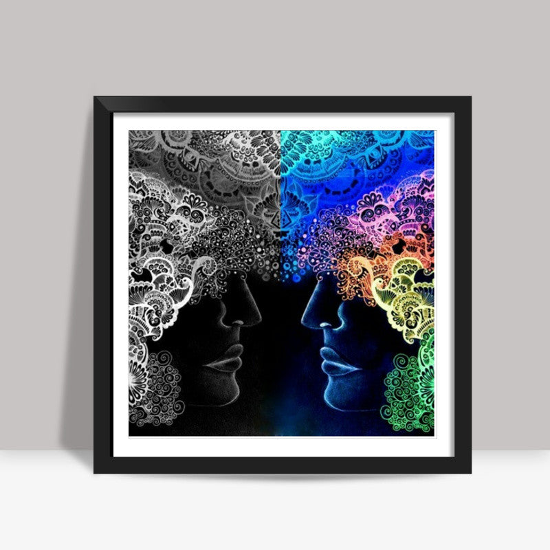 Reflection Square Art Prints