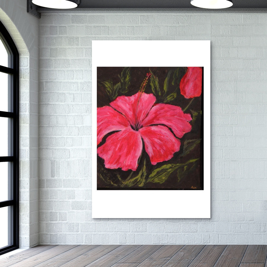 red flower Wall Art