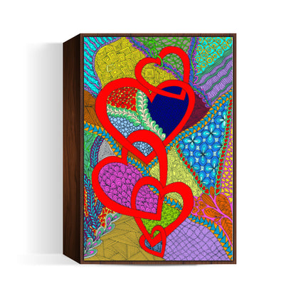 Chain of Hearts Wall Art