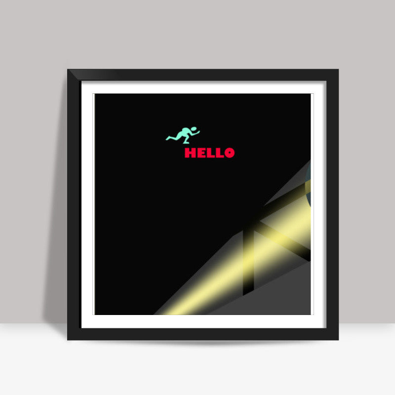 Hello Square Art Prints