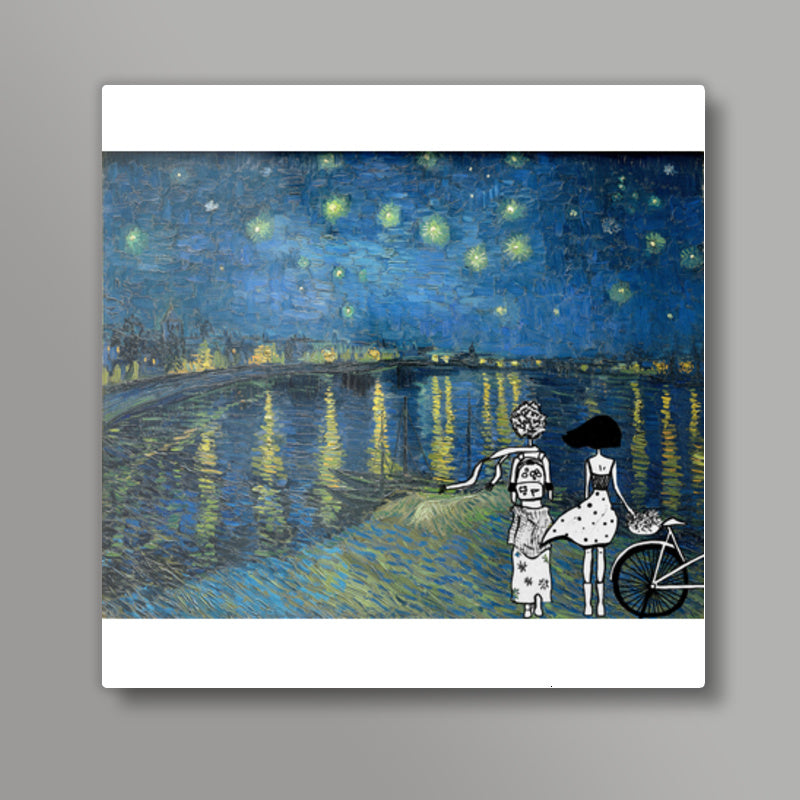 Two Drifters Square Art Prints