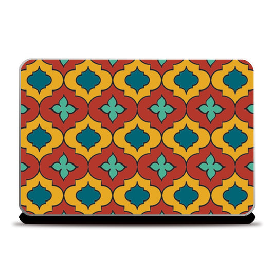 Moroccan Tile Laptop Skins