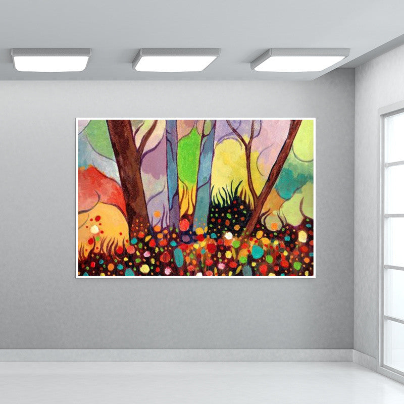 Fantasy trees wall Art