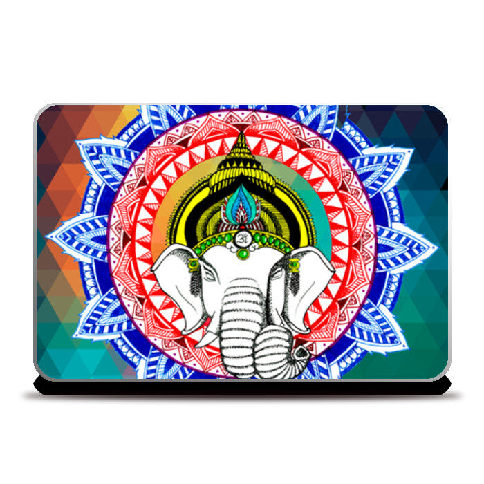 Laptop Skins, Om Ganeshaya Namah v2 Laptop Skins