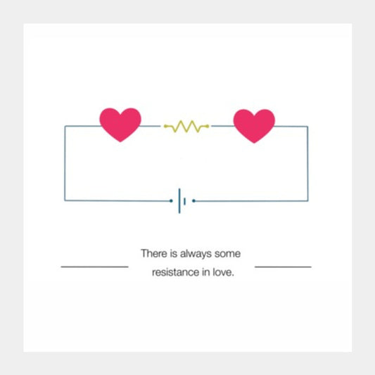 Square Art Prints, Circuit of Love