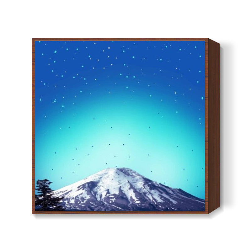 heaven Mountain Square Art Prints