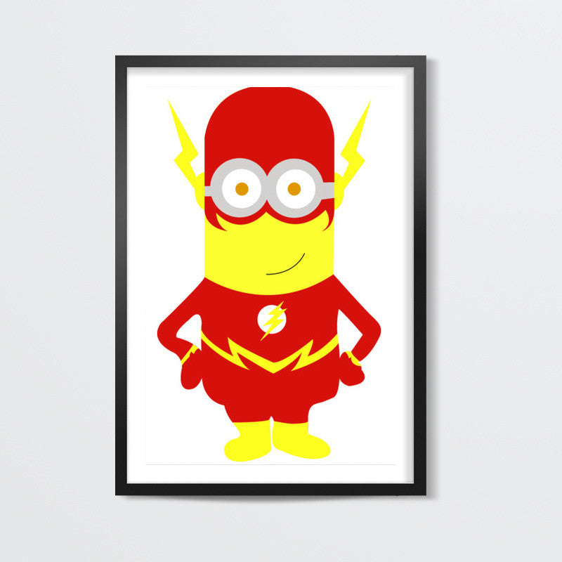 Minion as Flash FanArt Wall Art