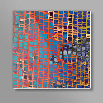 Segregation --- Abstract ---- Square Art Prints