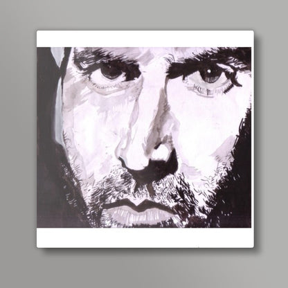 Superstar Akshay Kumar is a Khiladi Square Art Prints