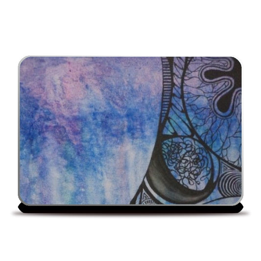 Laptop Skins, Abstract Blue Laptop Skin