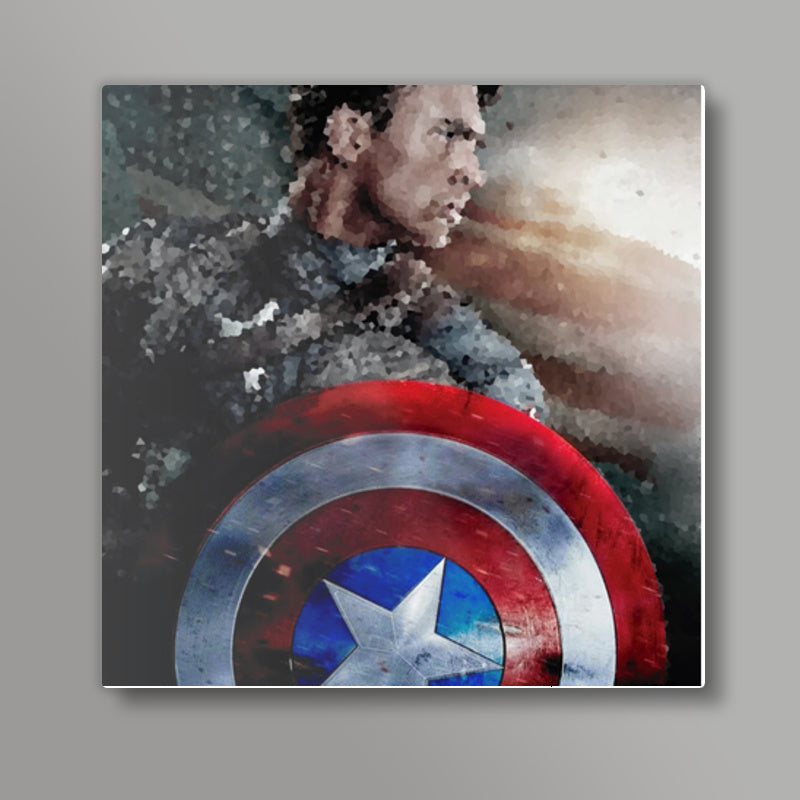 Captain America Square Art Prints