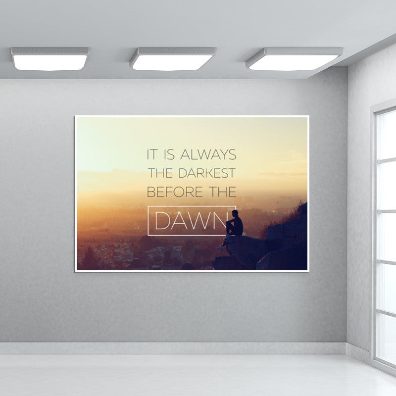 Darkest Before Dawn Wall Art