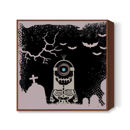 Halloween Minion Square Art Prints