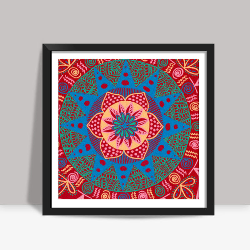 Mandala Square Art Prints