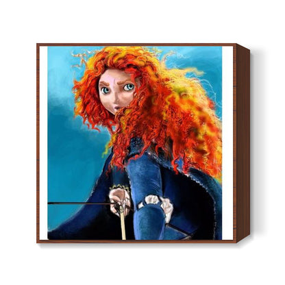 Brave Square Art Print