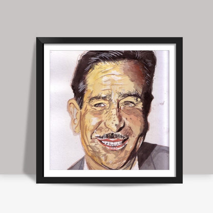 Bollywood superstar and showman Raj Kapoor won millions of hearts with his thought-provoking movies Square Art Prints