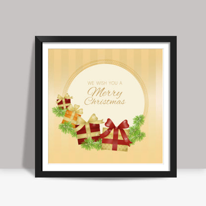 Merry Christmas Square Art Prints