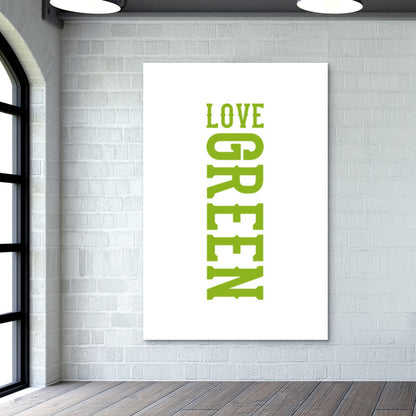 LOVE GREEN Wall Art