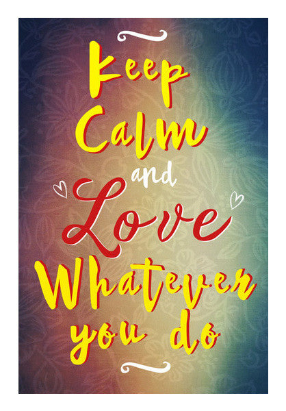 Keep Calm Art PosterGully Specials