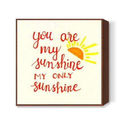 My Sunshine Doodle Square Art