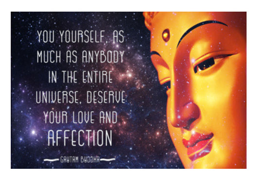 Buddha Quote About YOU Art PosterGully Specials