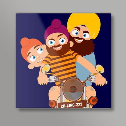 punjabi Square Art Prints