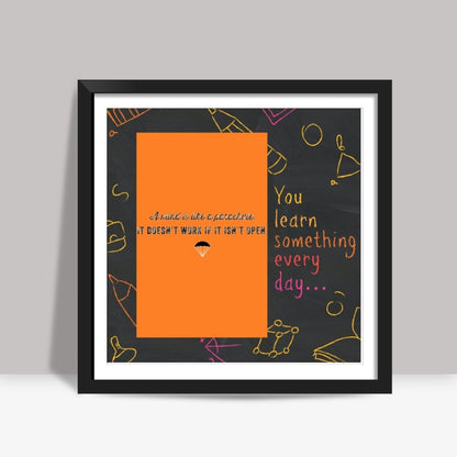 Learning Square Art Prints