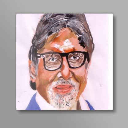 Amitabh Bachchan or Big B only gets better with age Square Art Prints