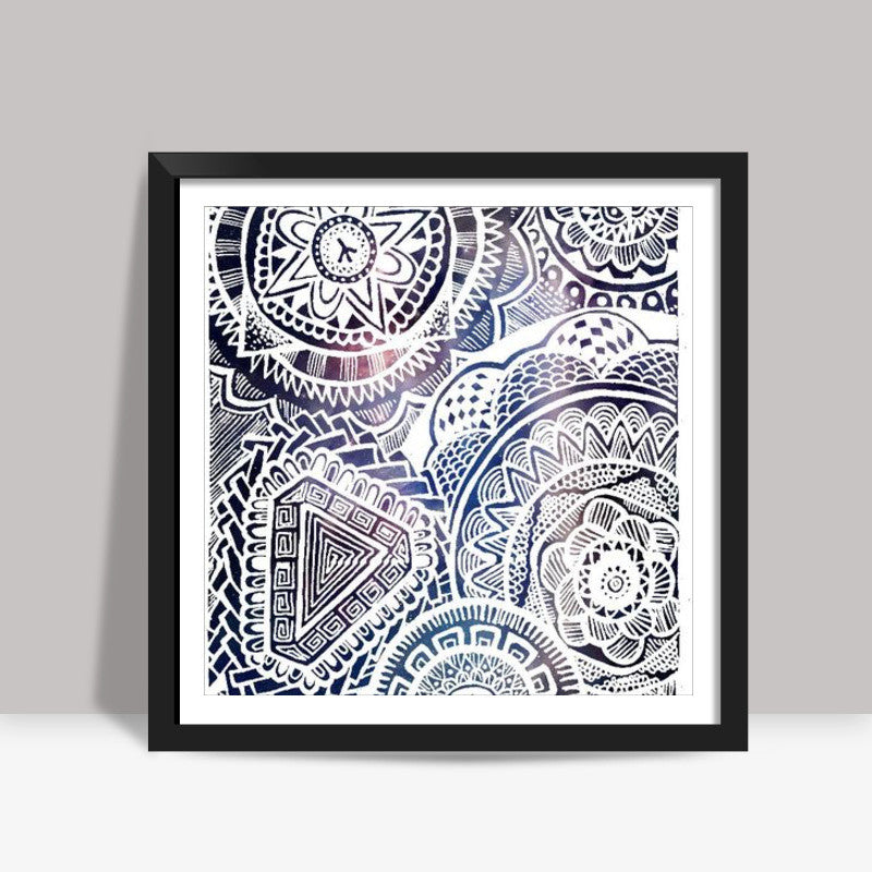 Peace abstract mandala Square Art | Artist bhaumik