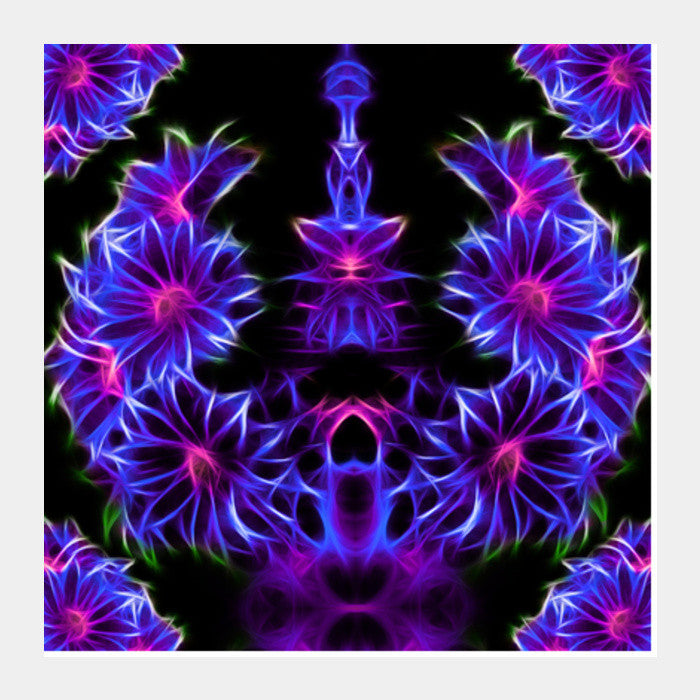 Square Art Prints, Mystic Flowers Square Art Prints