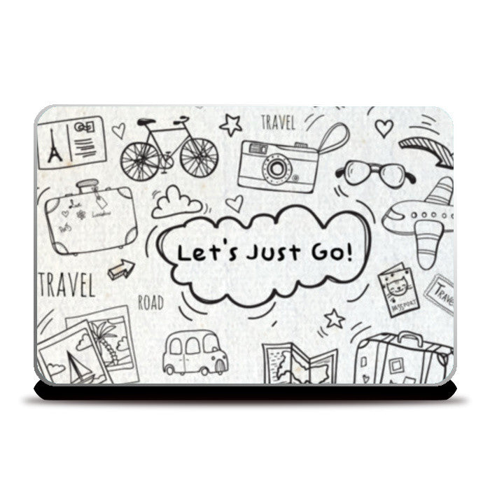 lets just go Laptop Skins