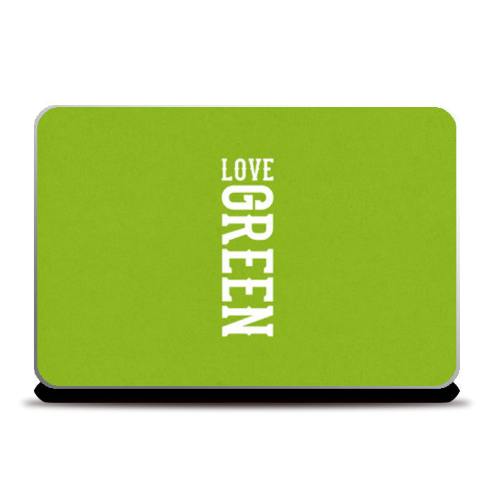 Laptop Skins, LOVE GREEN Laptop Skins