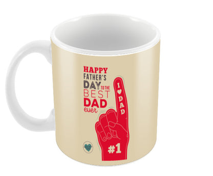 No. 1 Dad Happy Fathers Day Coffee Mugs