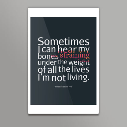 Different Lives - Inspirational  Wall Art