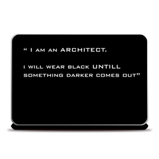 Laptop Skins, ARCHITECT-BLACK Laptop Skins