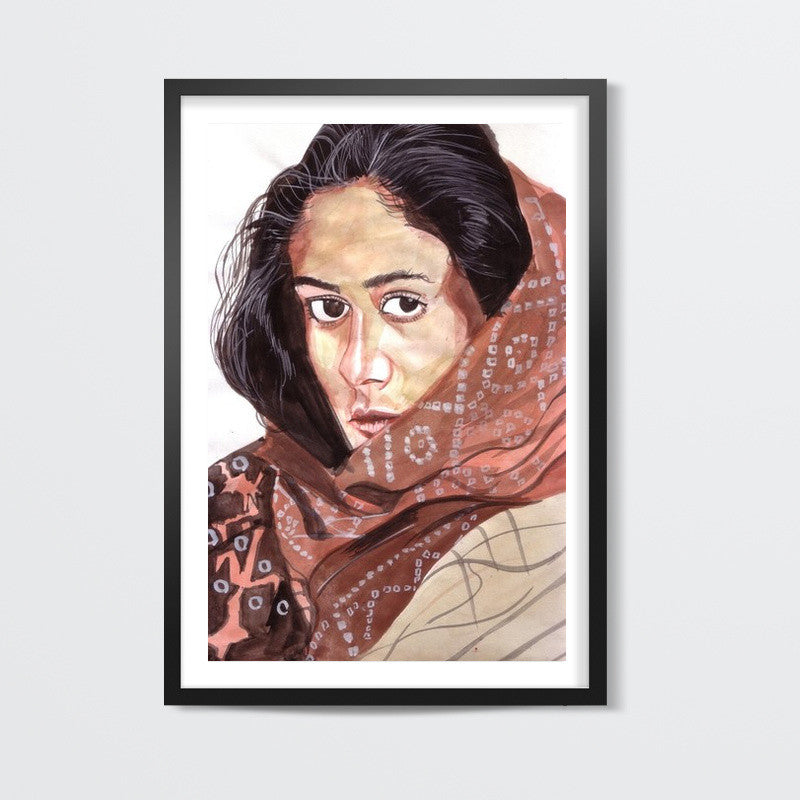 Smita Patil blended grace with glamour Wall Art