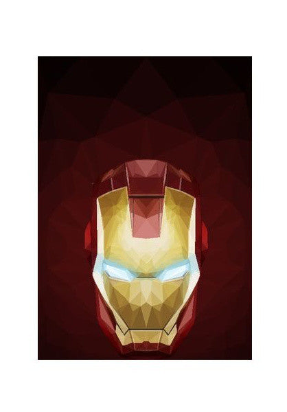 Wall Art, Iron Man Polygonal Wall Art