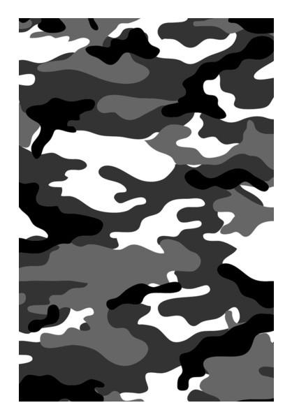 PosterGully Specials, Grey Camo Wall Art