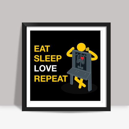 Love & Repeat Square Art | Alankar Sudarsan