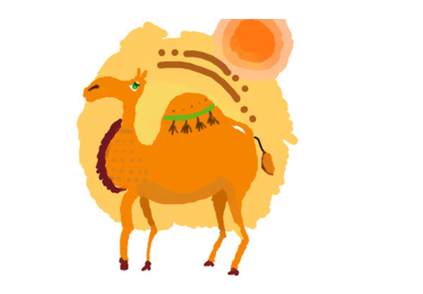 Desert Camel  Wall Art