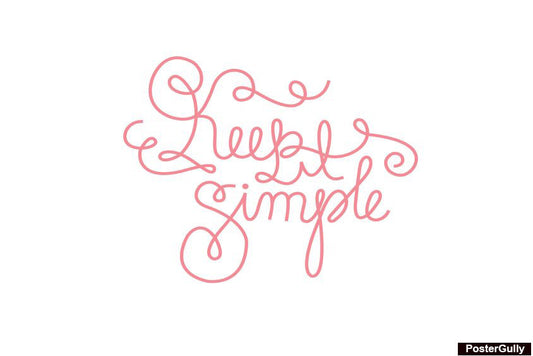 Brand New Designs, Keep It Simple Artwork