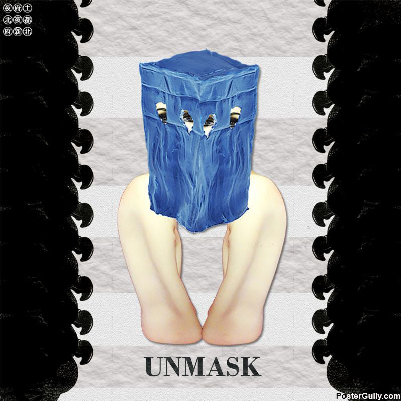 Square Art Prints, Unmask Artwork